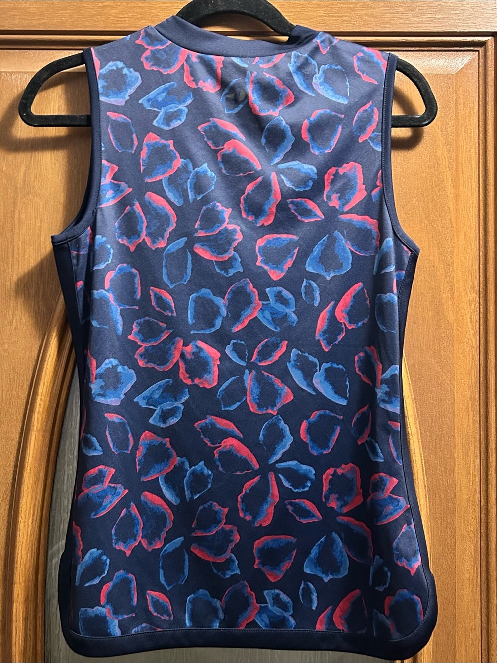 Women’s‎ Grand Slam Navy Floral Sleeveless Golf Tank small